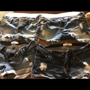 Hollister and Almost famous shorts